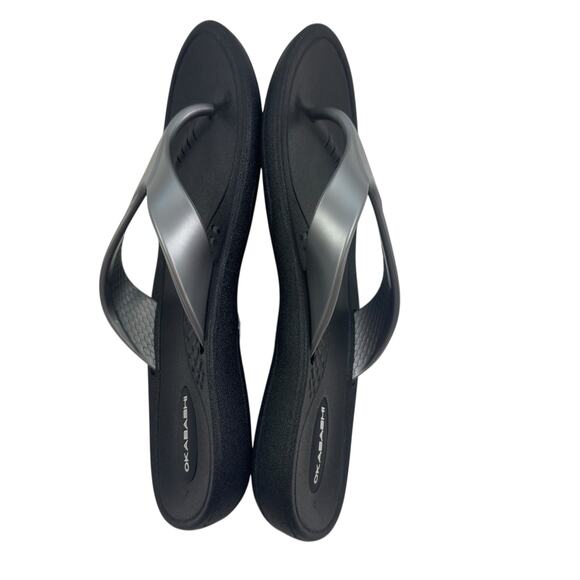 Okabashi Breeze Contoured Comfort Footbed  Flip Flop Sandals Women's M/6.5-7.5 - Picture 6 of 8